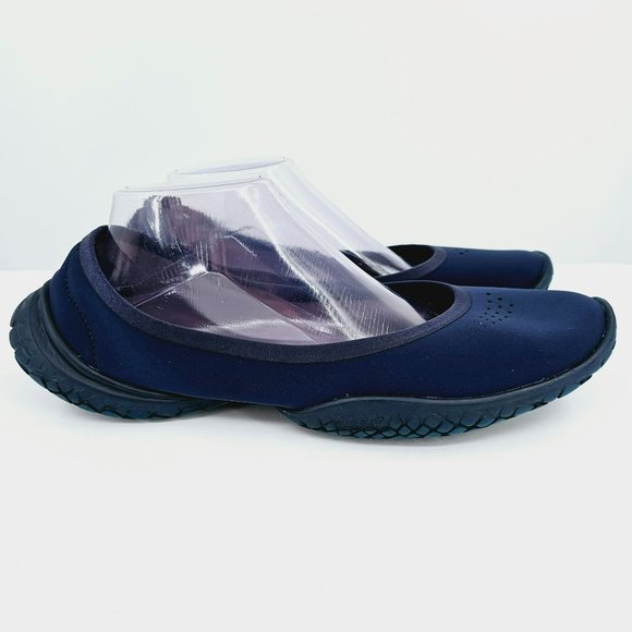 LISSOM Flytes 11.5 Ballet Flats Navy Slip On Comfort Lightweight Stretchy Casual - Picture 7 of 15